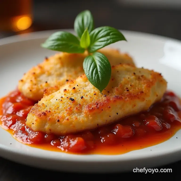 The Golden Shingle Chicken Parmesan UltraCrispy Cutlets with Bright Homemade Marinara