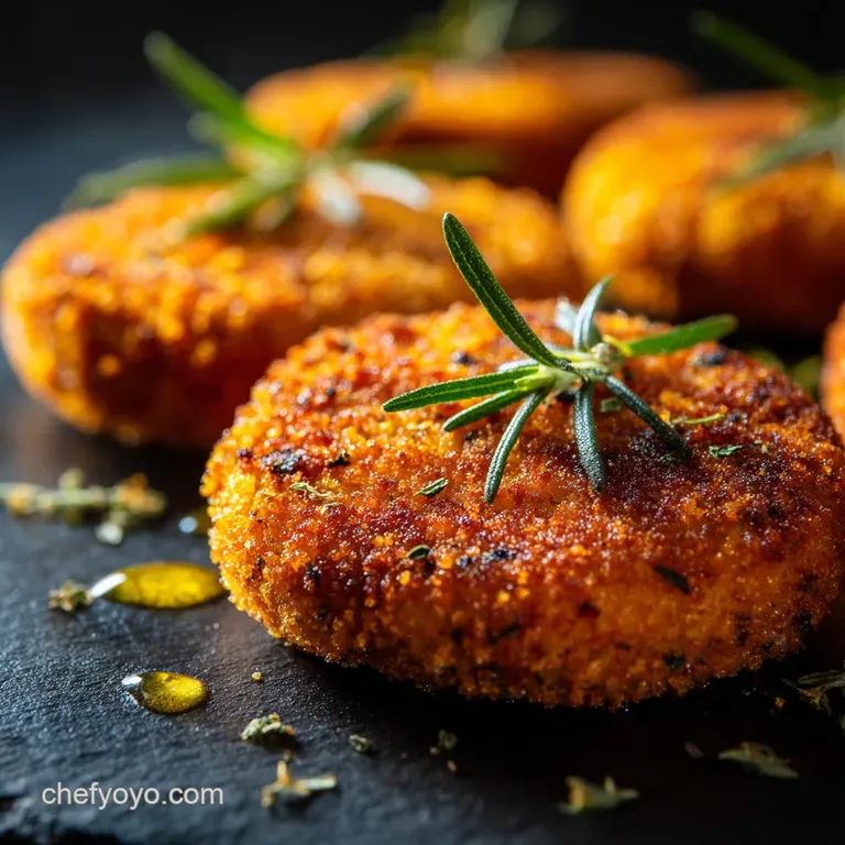 Chickpea Milanese: the Golden Ultra-Crispy Vegan Recipe presentation