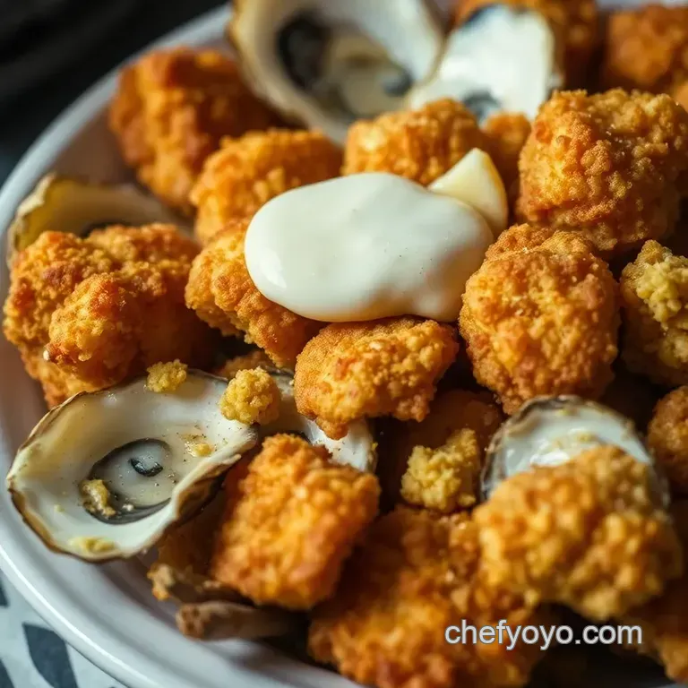 Crispy Fried Oysters: A Southern Delight presentation