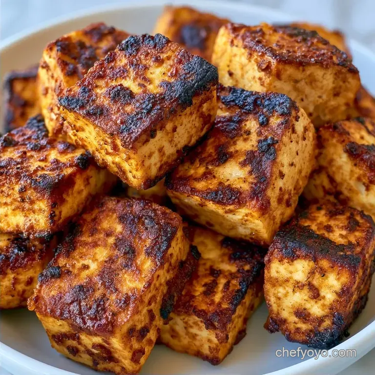 Easy Crispy Pan Fried Tofu Recipe
