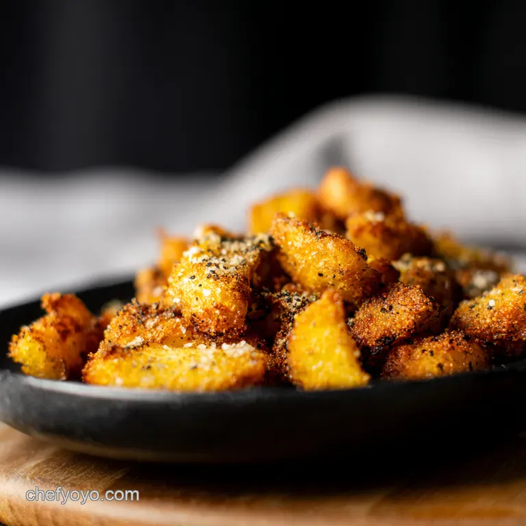 Crispy Parmesan Crusted Potatoes Pub Grub Elevated