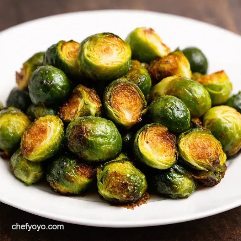Crispy PubStyle Fried Brussel Sprouts with Balsamic Glaze