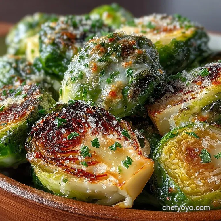 Blistered Blissful Seriously Savoury Oven Roasted Brussels Sprouts