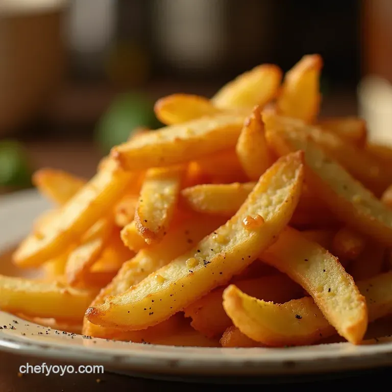 The Great British Bakeoff Crispy Air Fryer Chips Slimming World Friendly presentation
