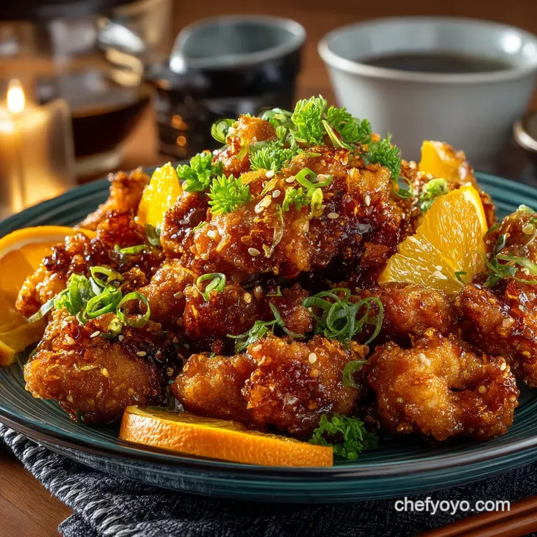 Crispy Tangy Takeawaystyle Orange Chicken Recipe presentation