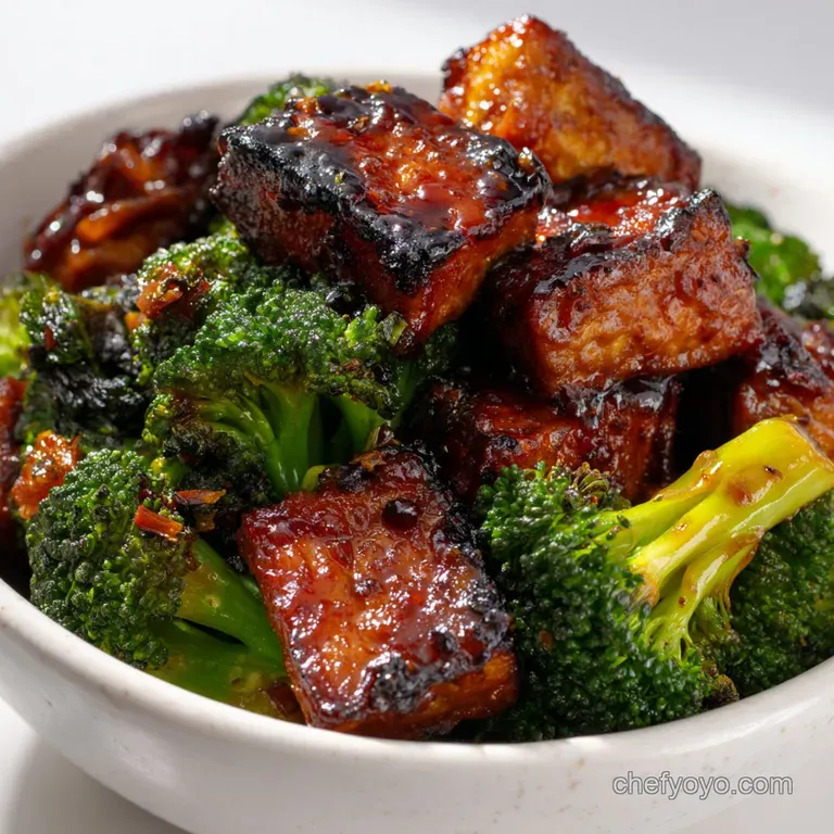 Sheet Pan Crispy Teriyaki Tofu and Broccoli Your New Favorite Onepan Vegan Dinner presentation
