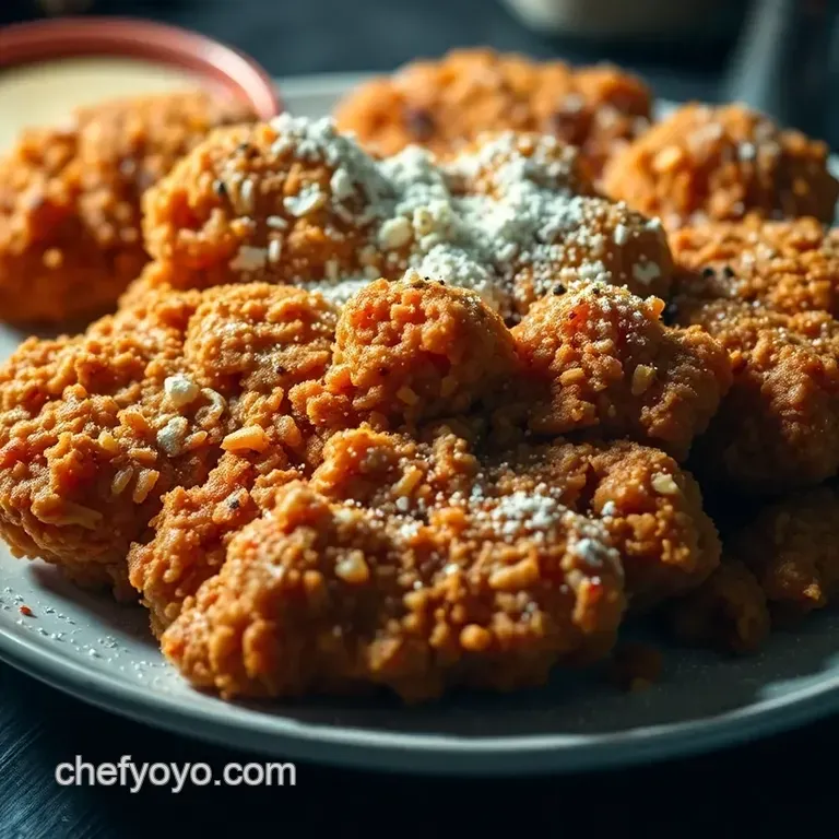 Crispy Tyson Chicken Fried Steak with Creamy Gravy presentation