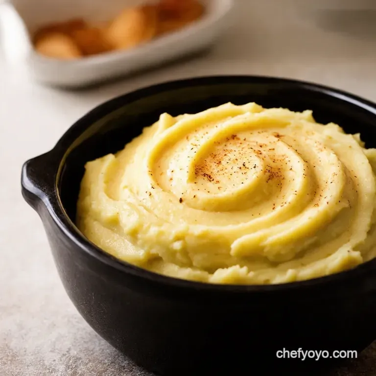 Crockpot Creamy Dreamy Mashed Potatoes presentation