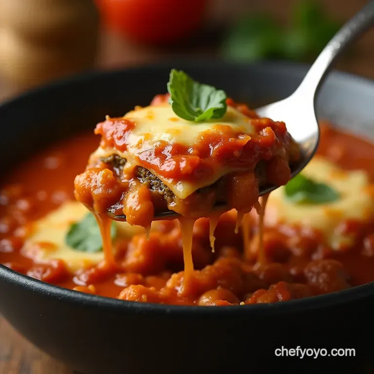 The Ultimate Crockpot Lasagna Soup All the Flavour None of the Faff presentation