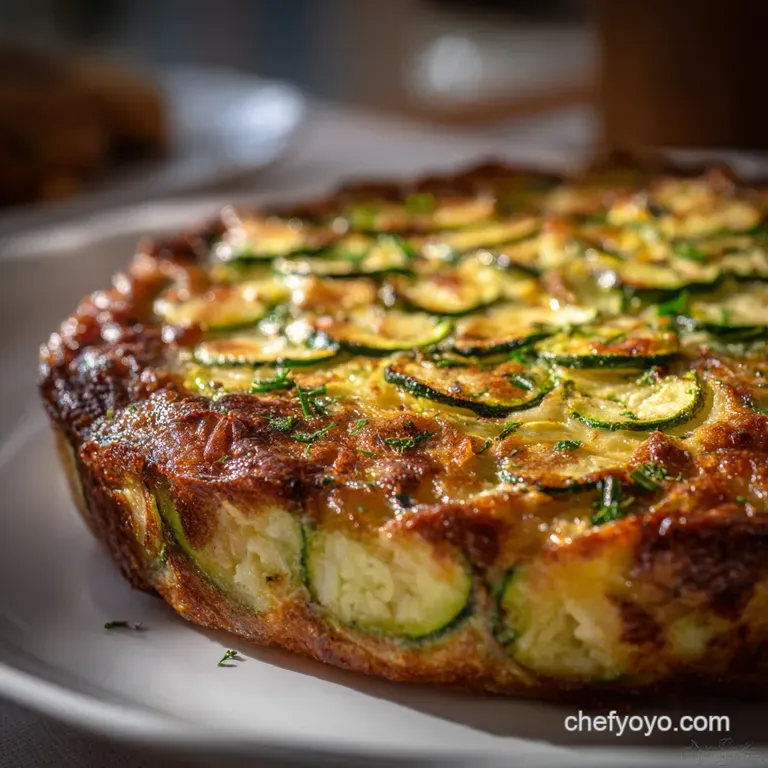 Crustless Zucchini Pie: Our Famous Creamy Easy and Gluten-Free Savoury Bake presentation