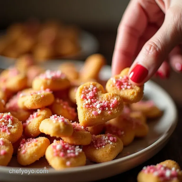 Cupids Crunch Valentines Heart Rice Krispie Treats presentation