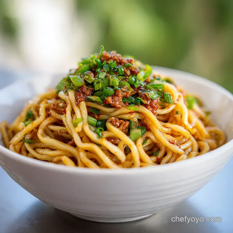 Dan Dan Noodles: Numbing & Savory