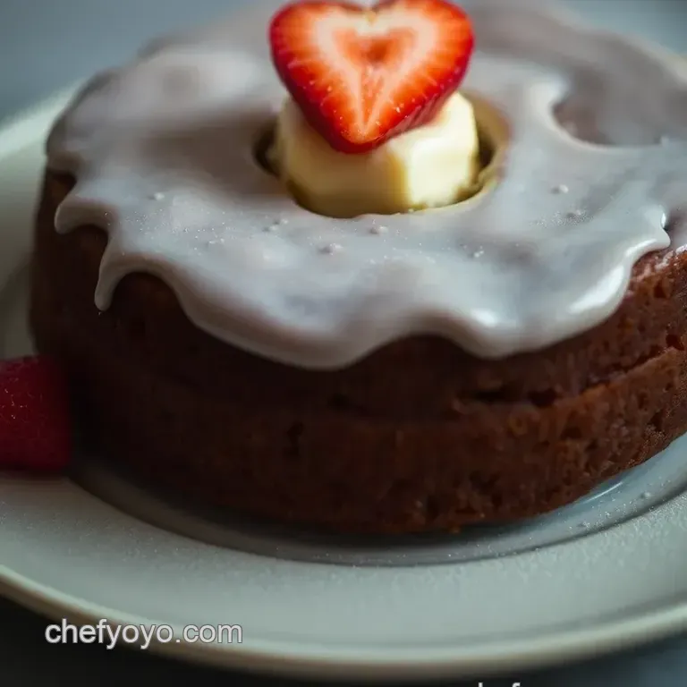 Decadent Boston Cream Poke Cake presentation