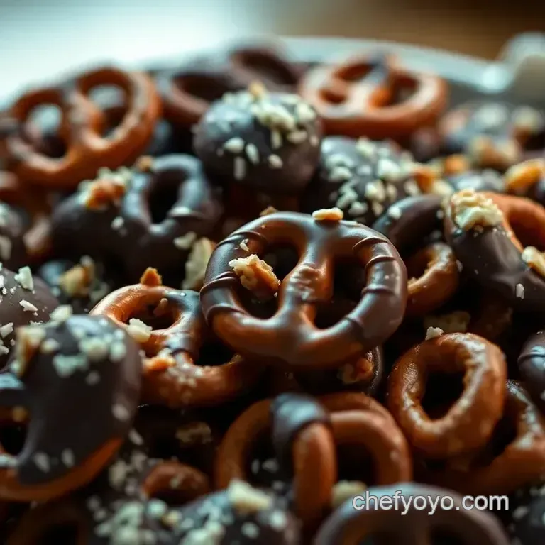 Decadent Chocolate-Coated Pretzels