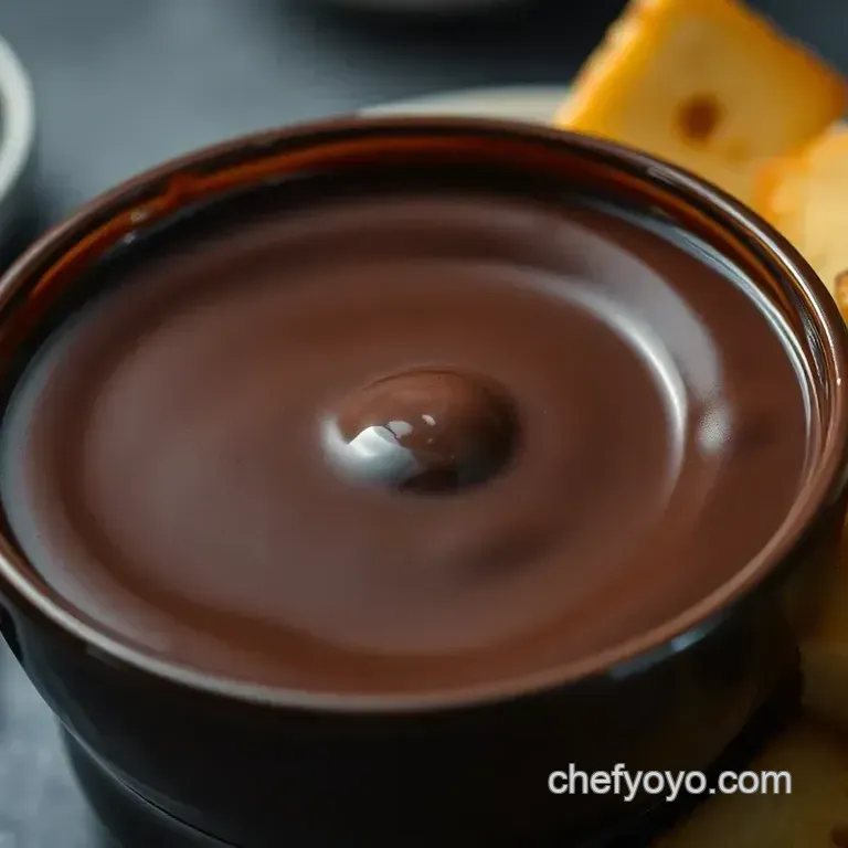 Decadent Dark Chocolate Fondue