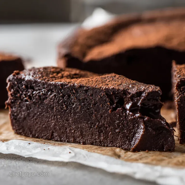 Decadent Flourless Chocolate Cake