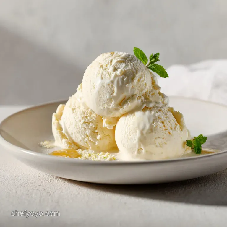 Keto Ice Cream: Decadent Vanilla Bean Perfection presentation