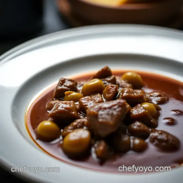 Decadent Madeira Jus Sauce presentation