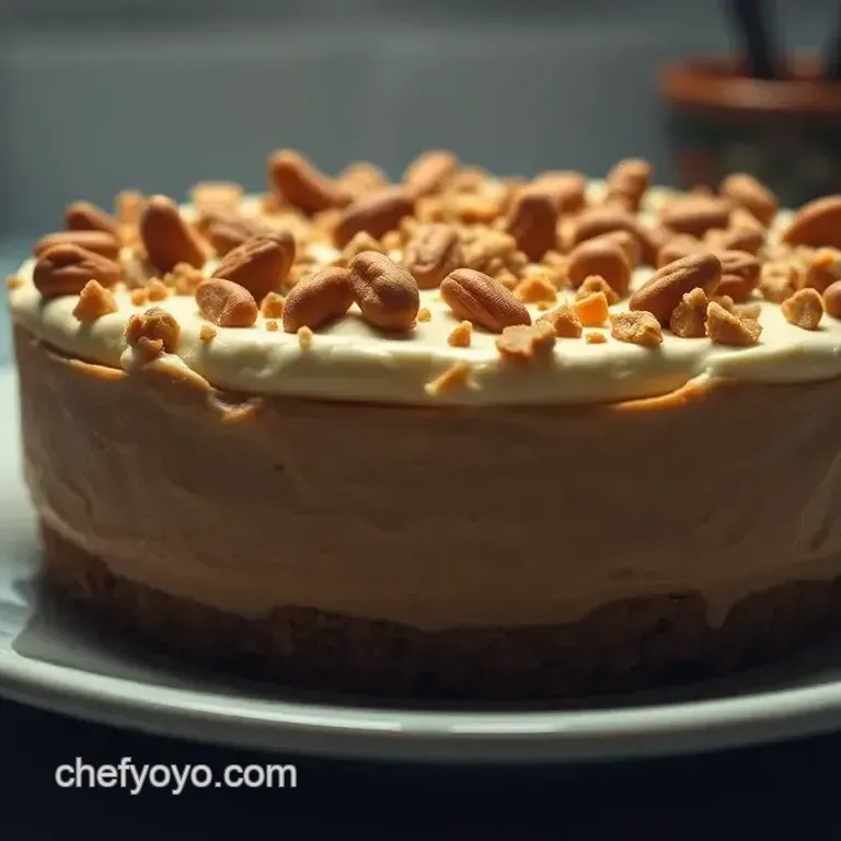 Decadent No-Bake Peanut Butter Pie