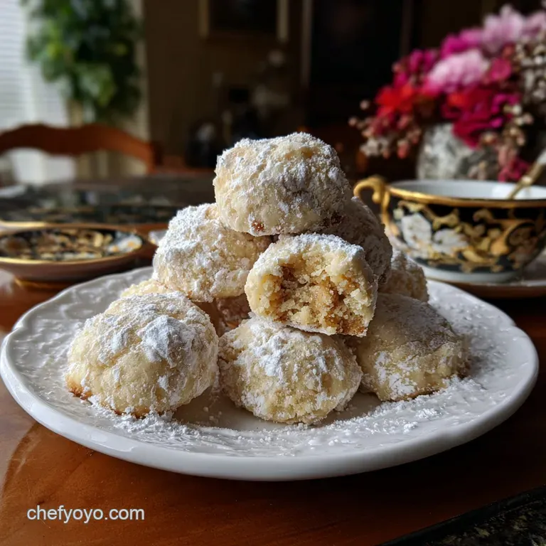The Best Russian Tea Cakes Recipe presentation