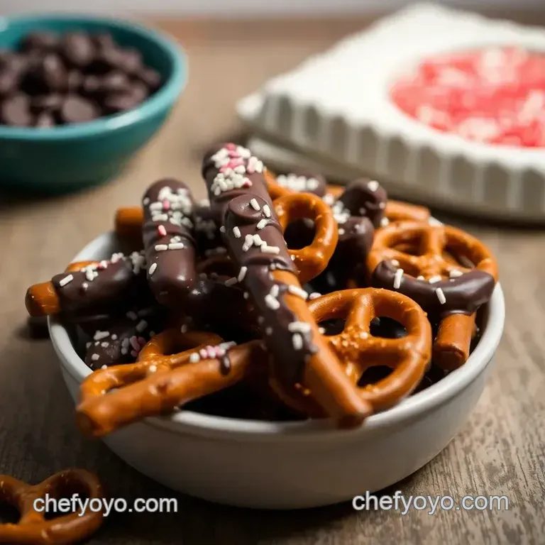 Delicious Chocolate Covered Pretzels: A Sweet and Salty Treat presentation