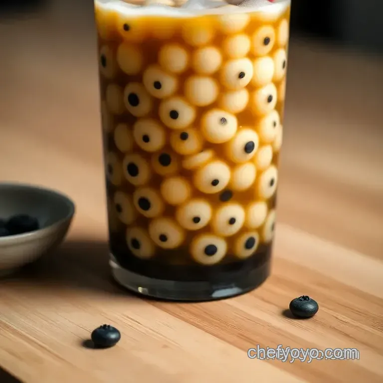 Deliciously Chewy: Homemade Boba Tea presentation