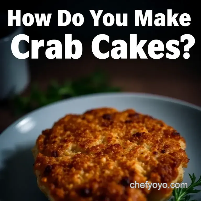 Deliciously Crispy Crab Cakes presentation