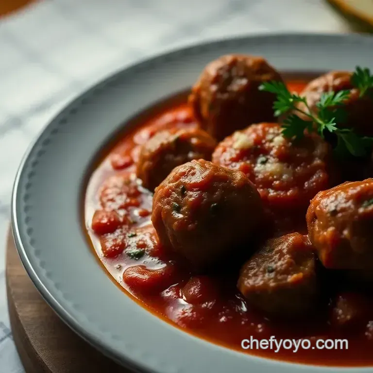 Deliciously Spiced Abondigas (Meatballs in Tomato Sauce)