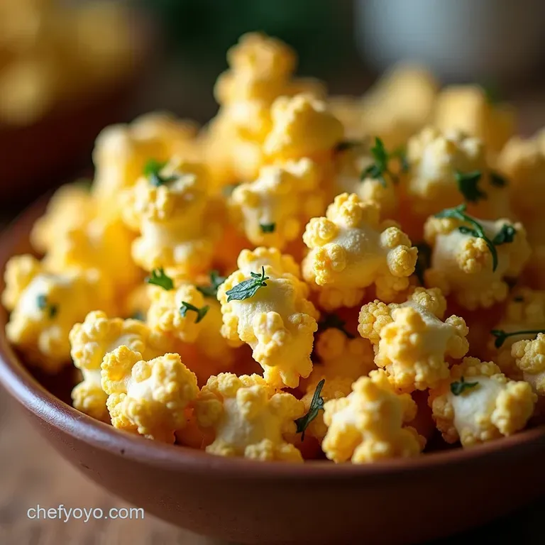 Dillicious Dill Pickle Popcorn presentation