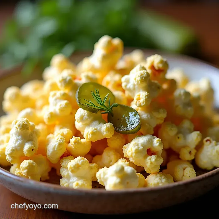 Dillicious Dill Pickle Popcorn