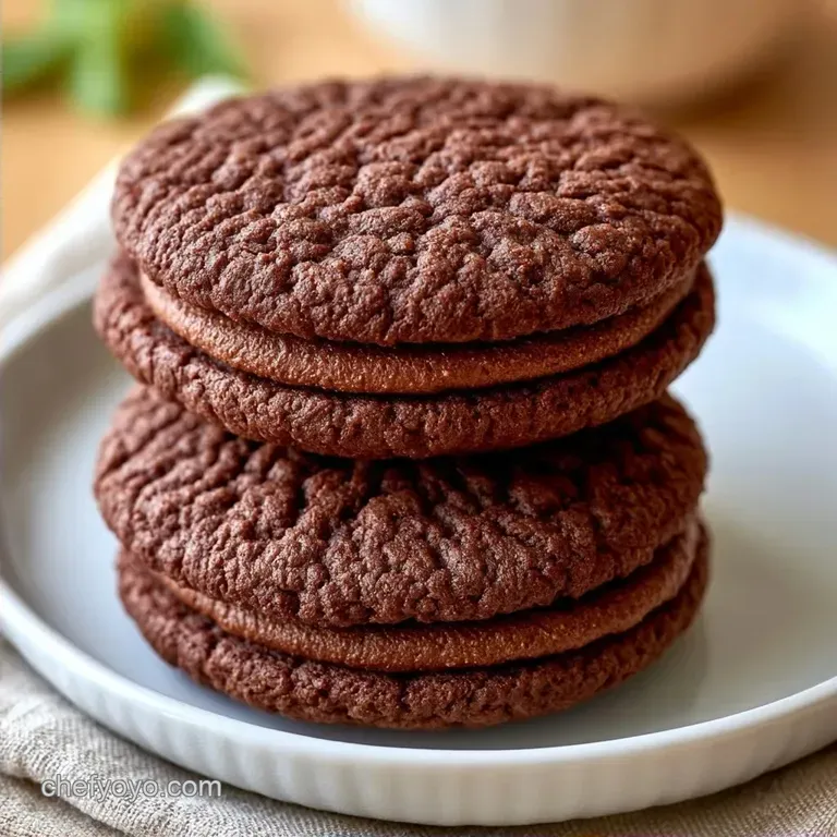 Crispy Double Dark Chocolate Milano Cookies