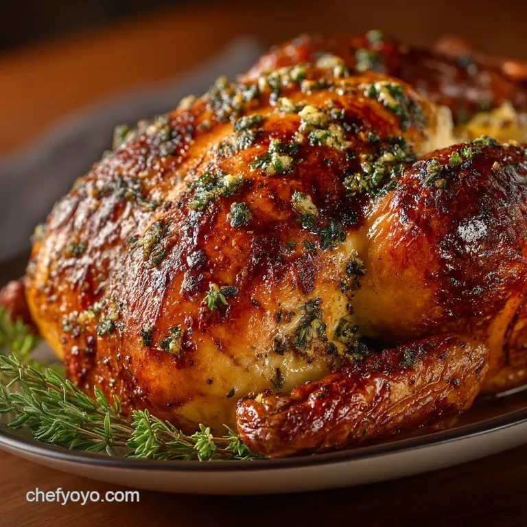 The Crown Jewel Perfectly DryBrined Roast Turkey with Sage Thyme Butter