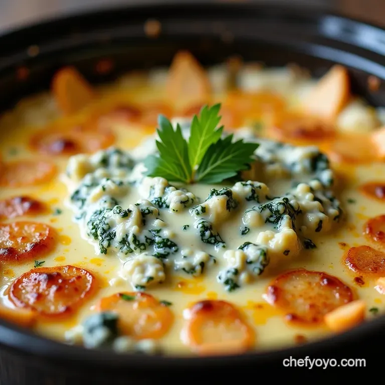 The Pub Classic Effortless Crockpot Spinach and Artichoke Dip