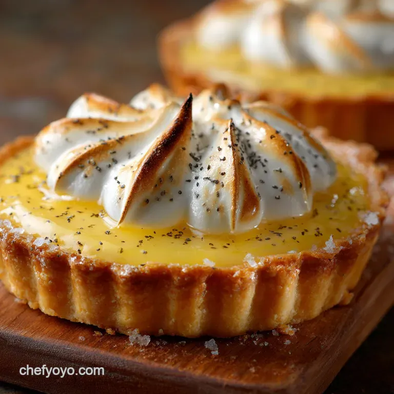 Easter Desserts: the Springtime Zest Earl Grey Lemon Cr&egrave;me Fra&icirc;che Tart presentation