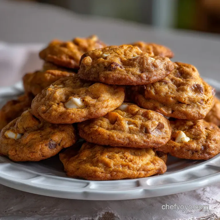 Easy 4-Ingredient Pumpkin Cinnamon Chip Cookies: Ultimate Shortcut presentation