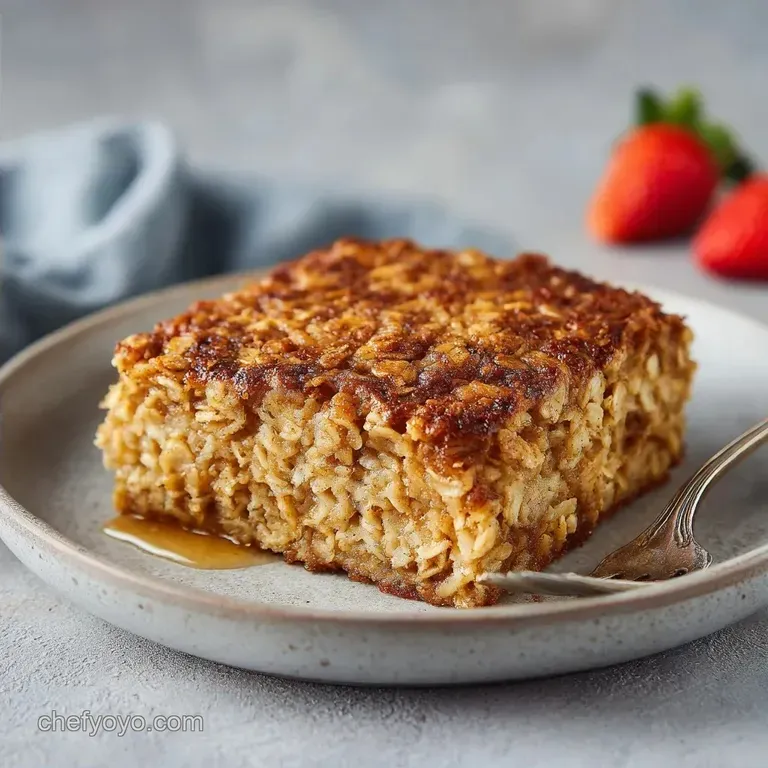 Easy Baked Oatmeal Recipe: Soft and Hearty