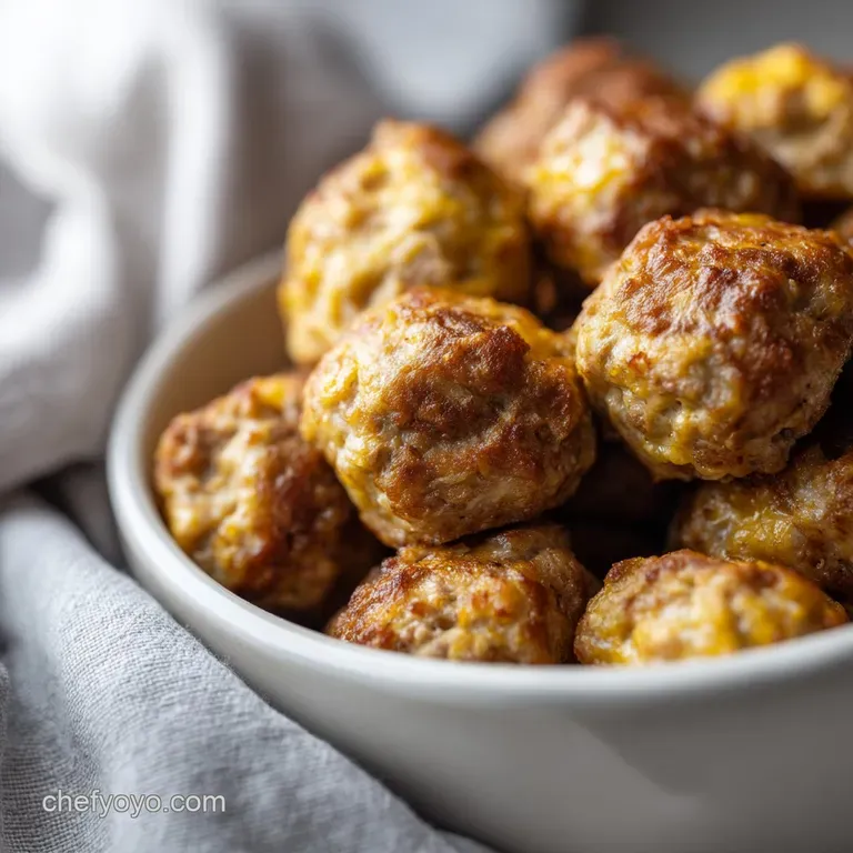 Bisquick Sausage Balls: Easy Cheesy Banger Bites
