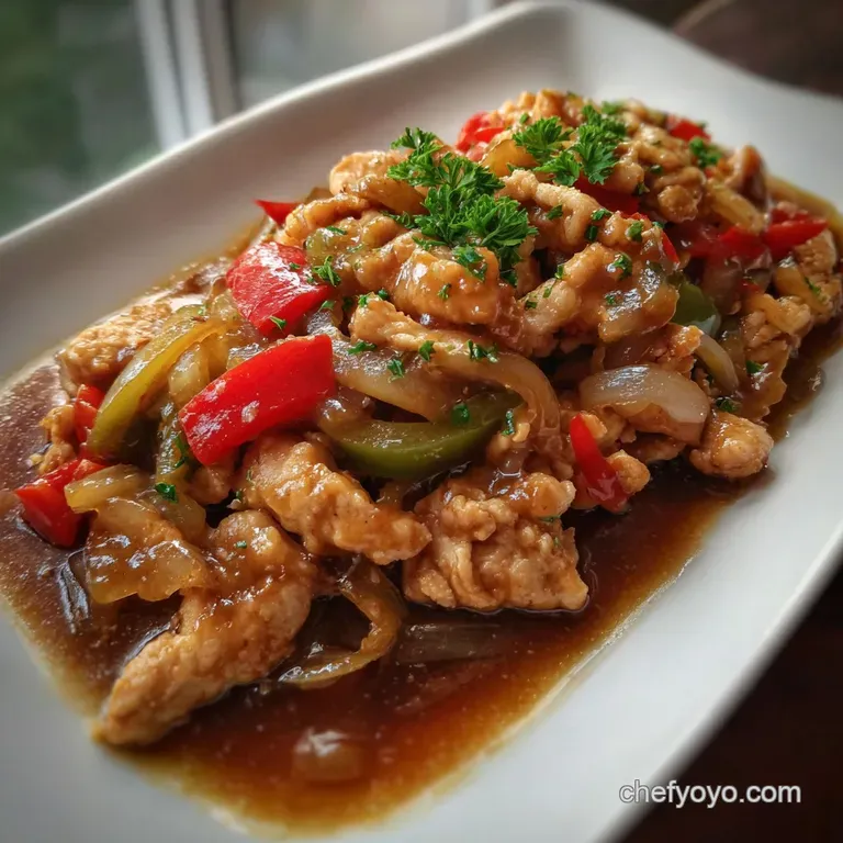 Chop Suey: Quick Crispy Chicken Takeaway Classic presentation