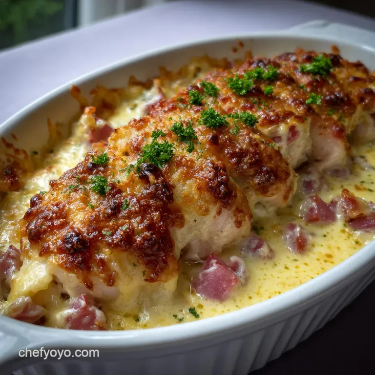 Chicken Cordon Bleu Casserole: Easy 45-Minute Weeknight Dinner