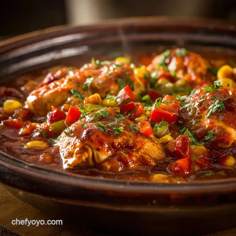 Crock Pot Santa Fe Chicken: the Creamy Effortless Weeknight Marvel presentation