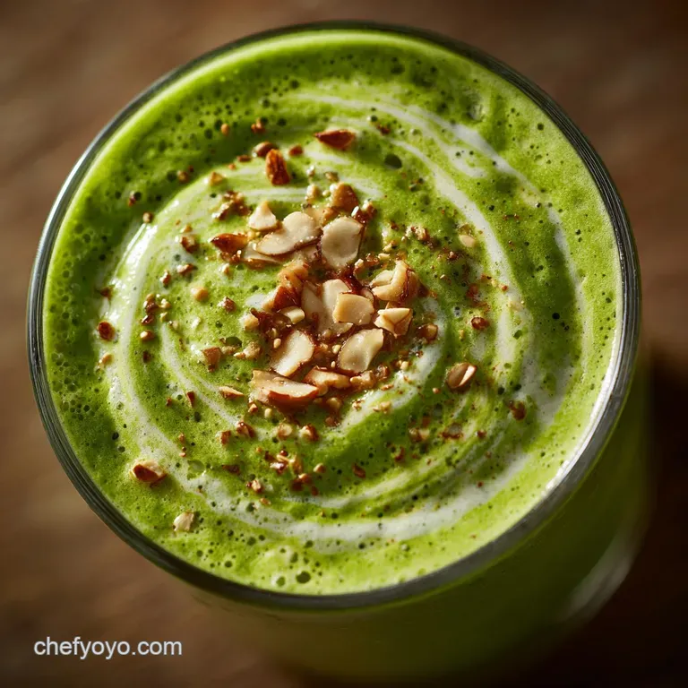 Green Smoothie: the Emerald Elixir Chefs Balanced Daily Drink presentation