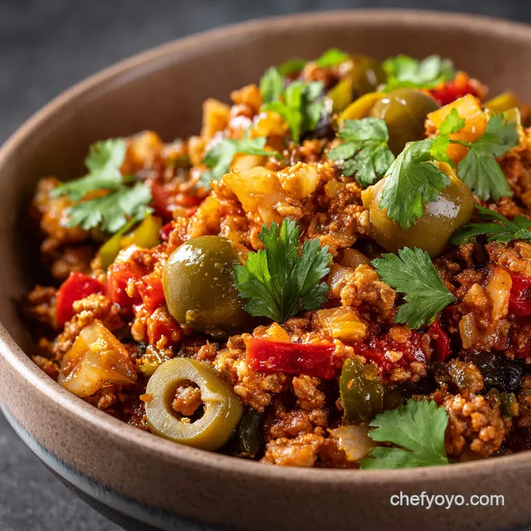 Crock Pot Picadillo: the Easiest Cuban Comfort Food Recipe presentation