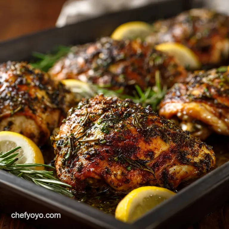 General Cooking Recipes the Ultimate Easy Lemonherb Traybake presentation