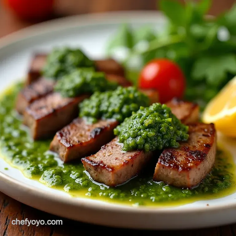 The Steakhouse Secret Quick Vibrant Classic Chimichurri Sauce