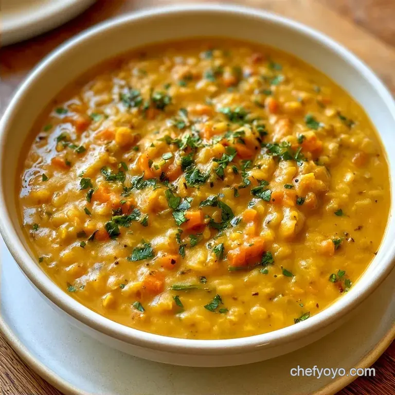 Easy Lentil Curry: Creamy and Hearty
