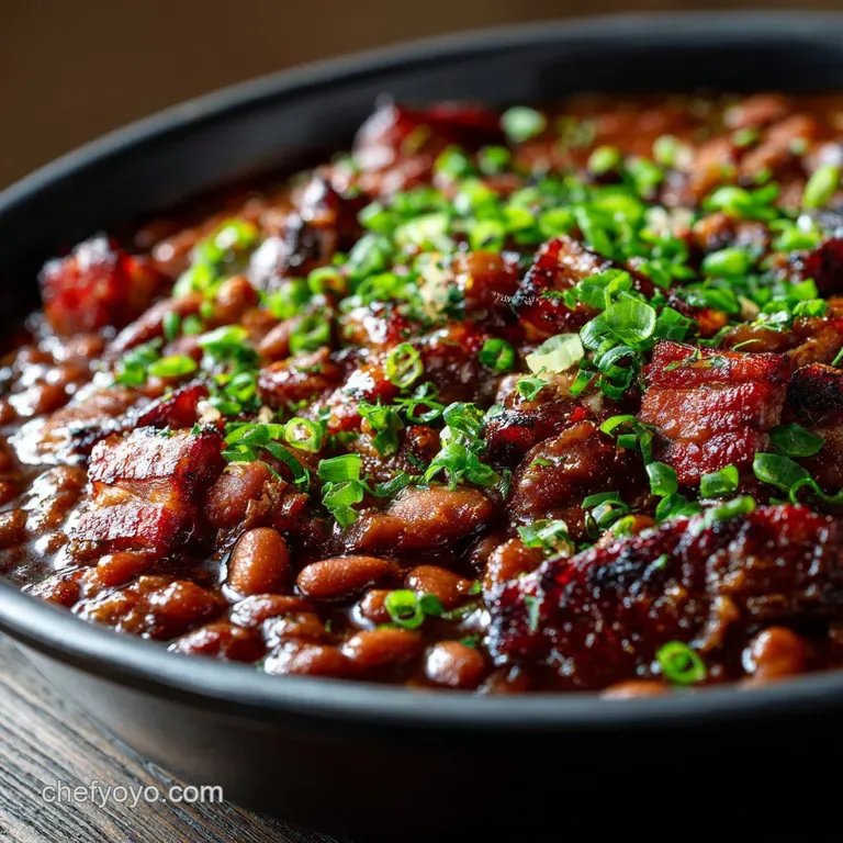 The Perfect Sidekick Easy Southern Bbq Baked Beans presentation