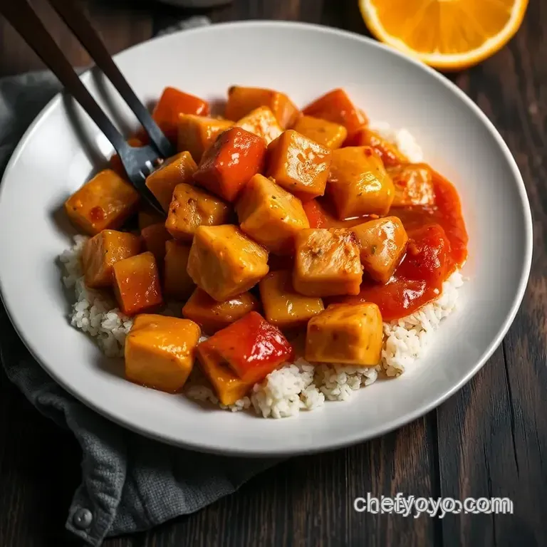 Easy Orange Chicken: a Sweet and Zesty Delight presentation