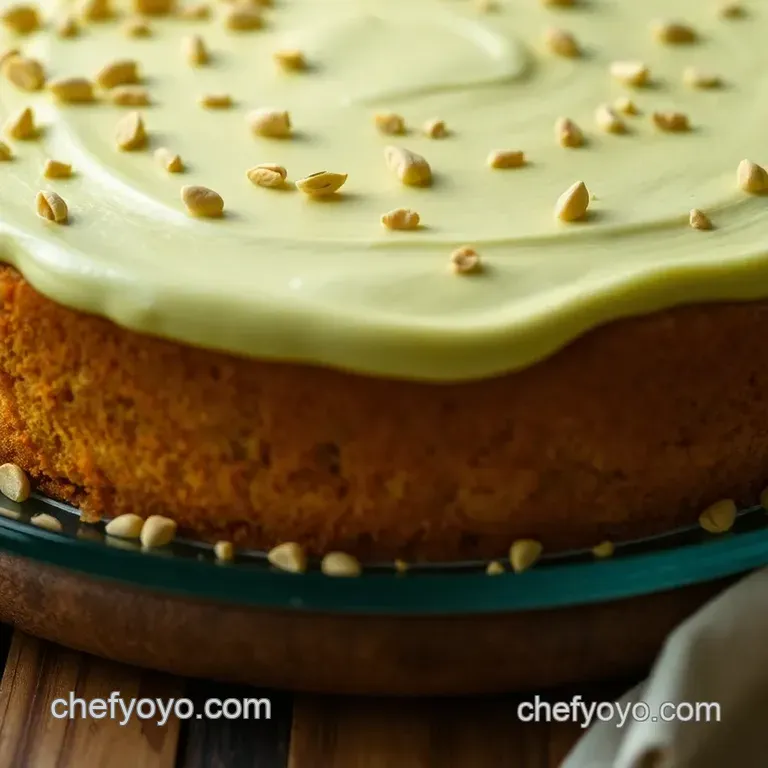 Easy Pistachio Cake with Cake Mix – A Whimsical Delight presentation