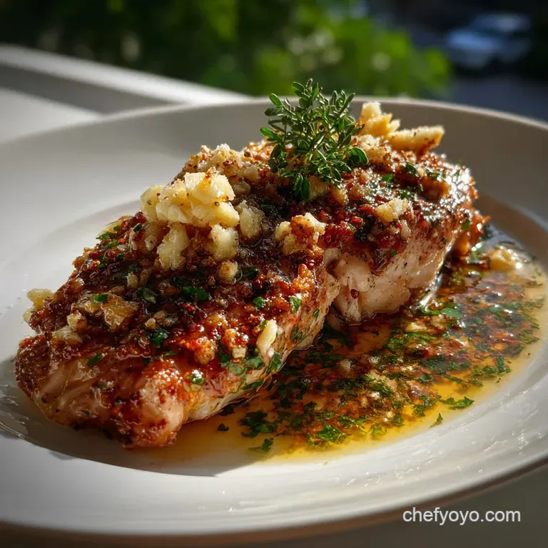 Easy Red Snapper Recipes: Lemon Butter Sear presentation