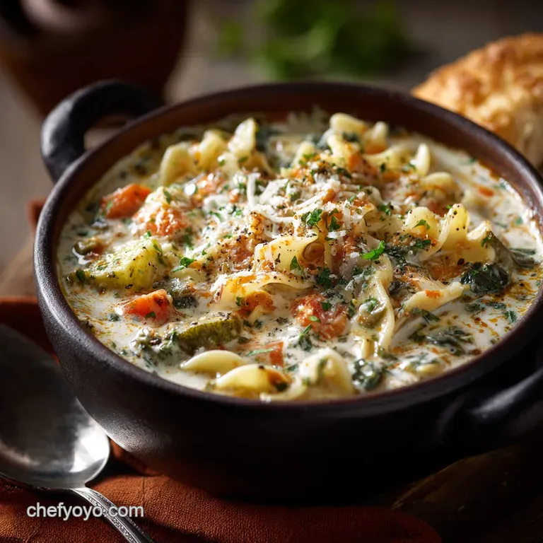 Vegetarian Lasagna Soup the Rich Easy Onepot Comfort Meal You Need presentation